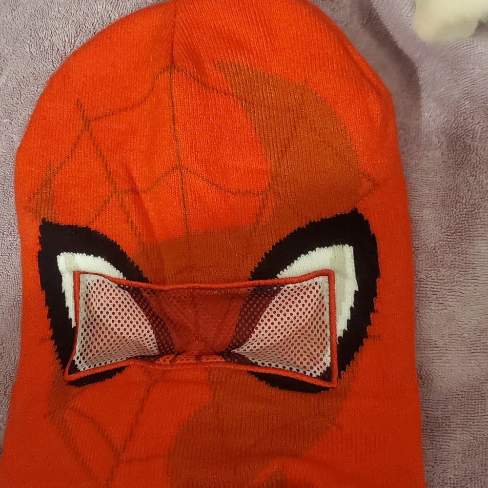 Kids Red Spider Hero Costume Mask